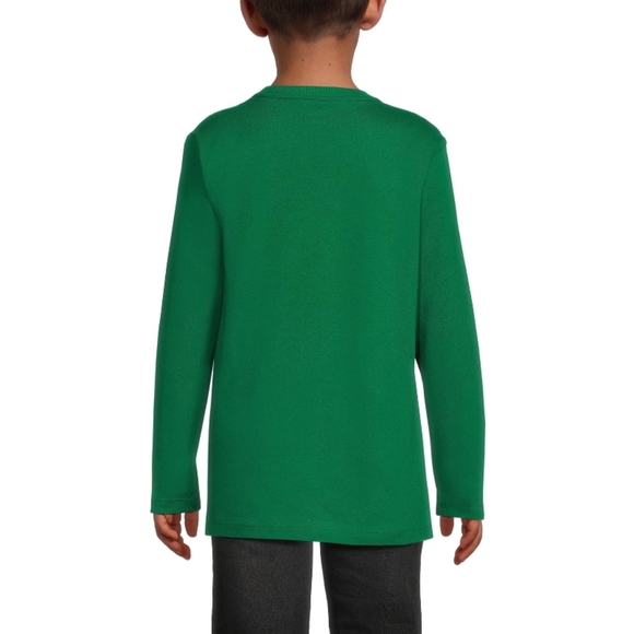 Holiday Time Boys Size Small (6-7) Long Sleeve Christmas Graphic Tee Shirt NWT - Picture 4 of 4